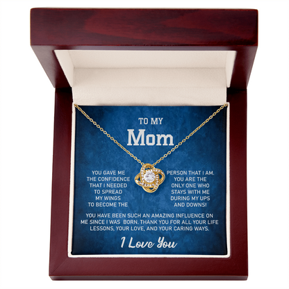 Becoming the Woman I Am – Meaningful Necklace Gift for Mom