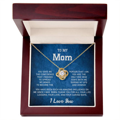 Gift For Mom-Love Knot Necklace