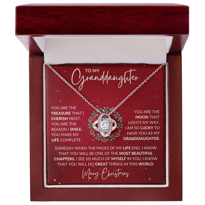 Granddaughter Love Knot Necklace - Shopping Therapy, LLC Jewelry