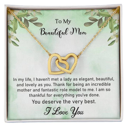 You Deserve The Best-Interlocking Hearts Necklace