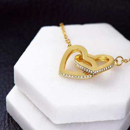 You Deserve The Best-Interlocking Hearts Necklace