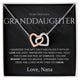Granddaughter Gift Necklace – “To My Precious Granddaughter” Message Card From Grandma