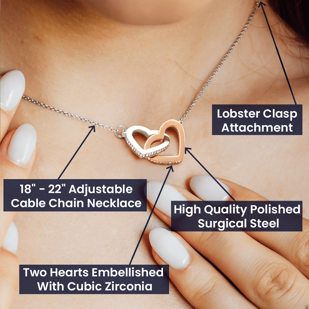 You Deserve The Best-Interlocking Hearts Necklace