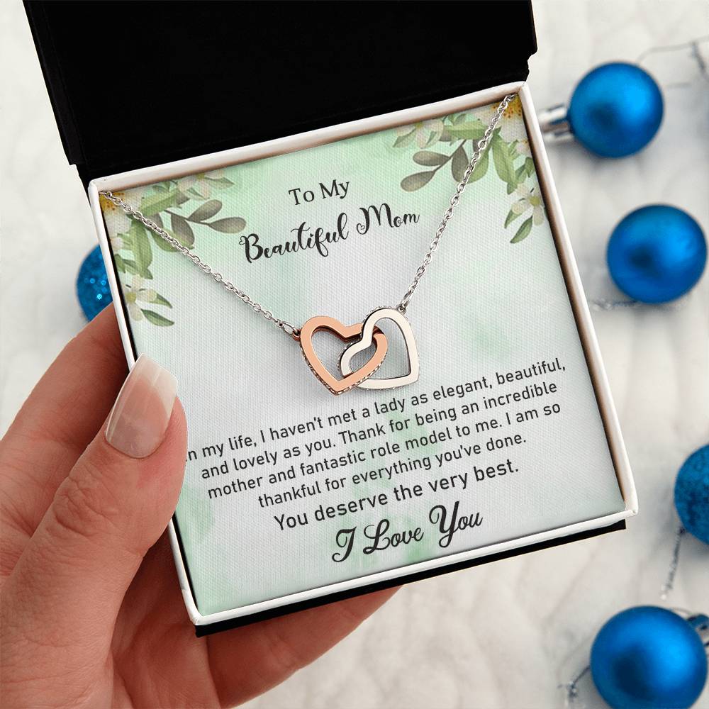 You Deserve The Best-Interlocking Hearts Necklace