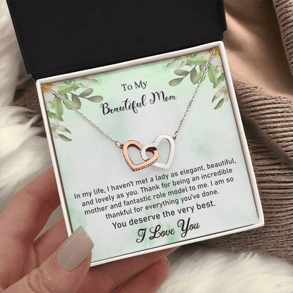 You Deserve The Best-Interlocking Hearts Necklace