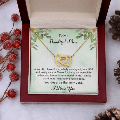 You Deserve The Best-Interlocking Hearts Necklace