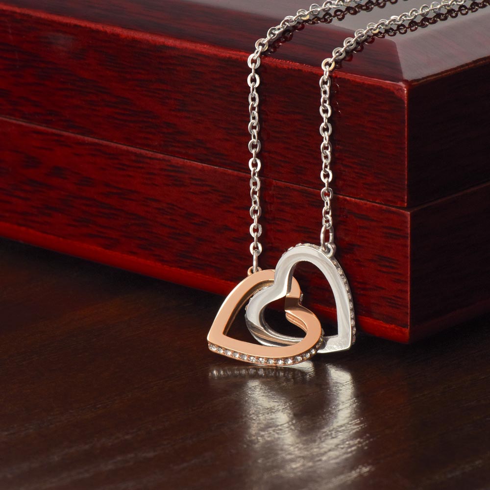 You Deserve The Best-Interlocking Hearts Necklace