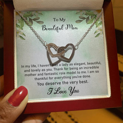 You Deserve The Best-Interlocking Hearts Necklace