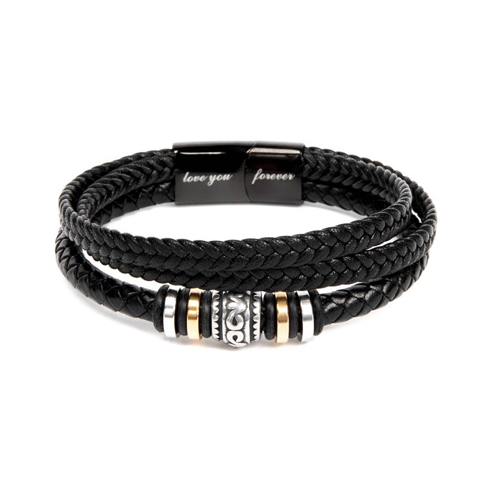 To My Hero Braided Vegan Leather Bracelet - Shopping Therapy, LLC Jewelry