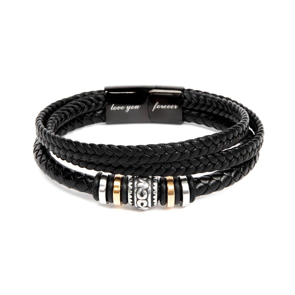 Only Thing Better-Men's Vegan Leather Bracelet - Shopping Therapy Jewelry