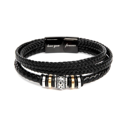 Only Thing Better-Men's Vegan Leather Bracelet - Shopping Therapy, LLC Jewelry