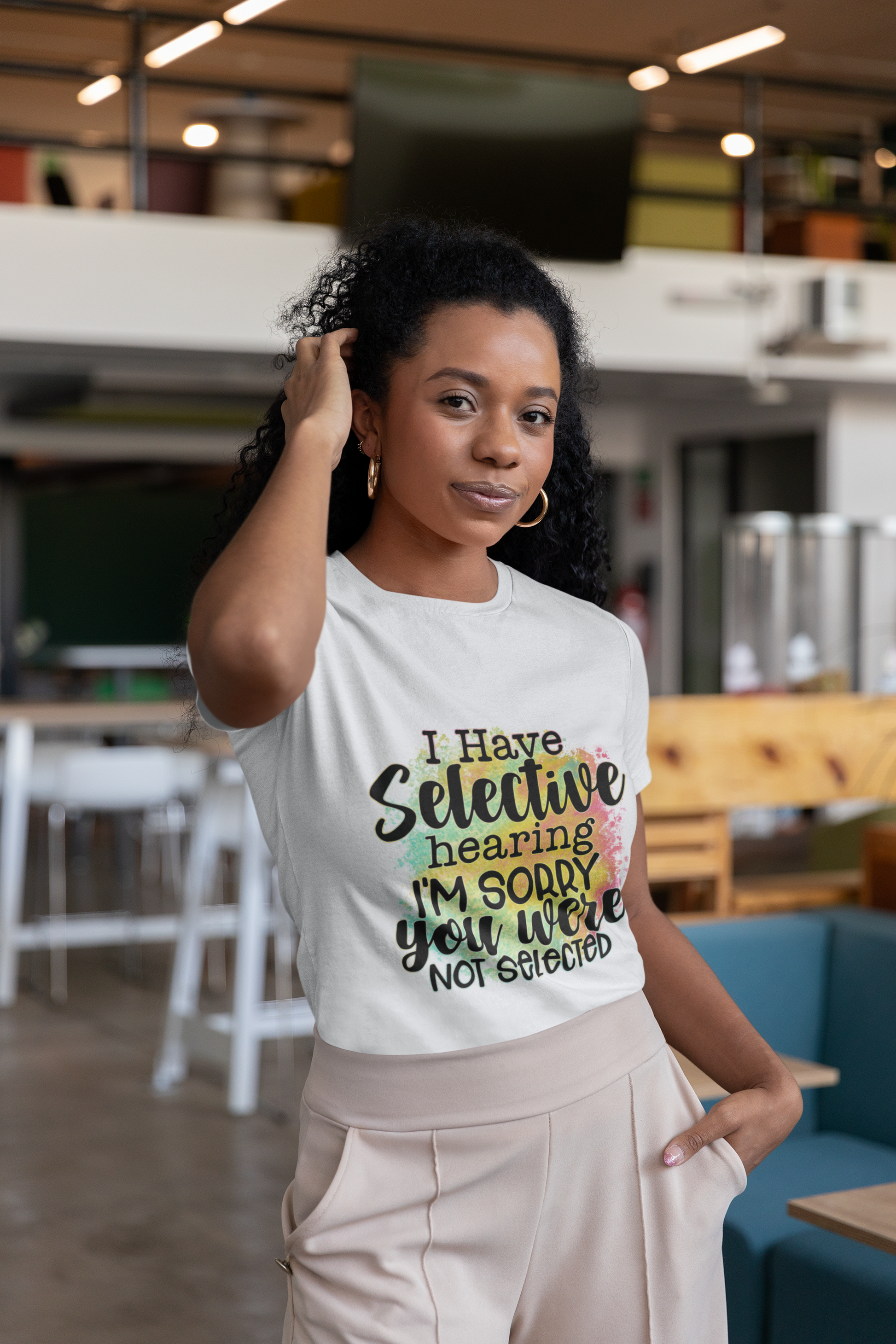 Selective Hearing-Women's Relaxed T-Shirt