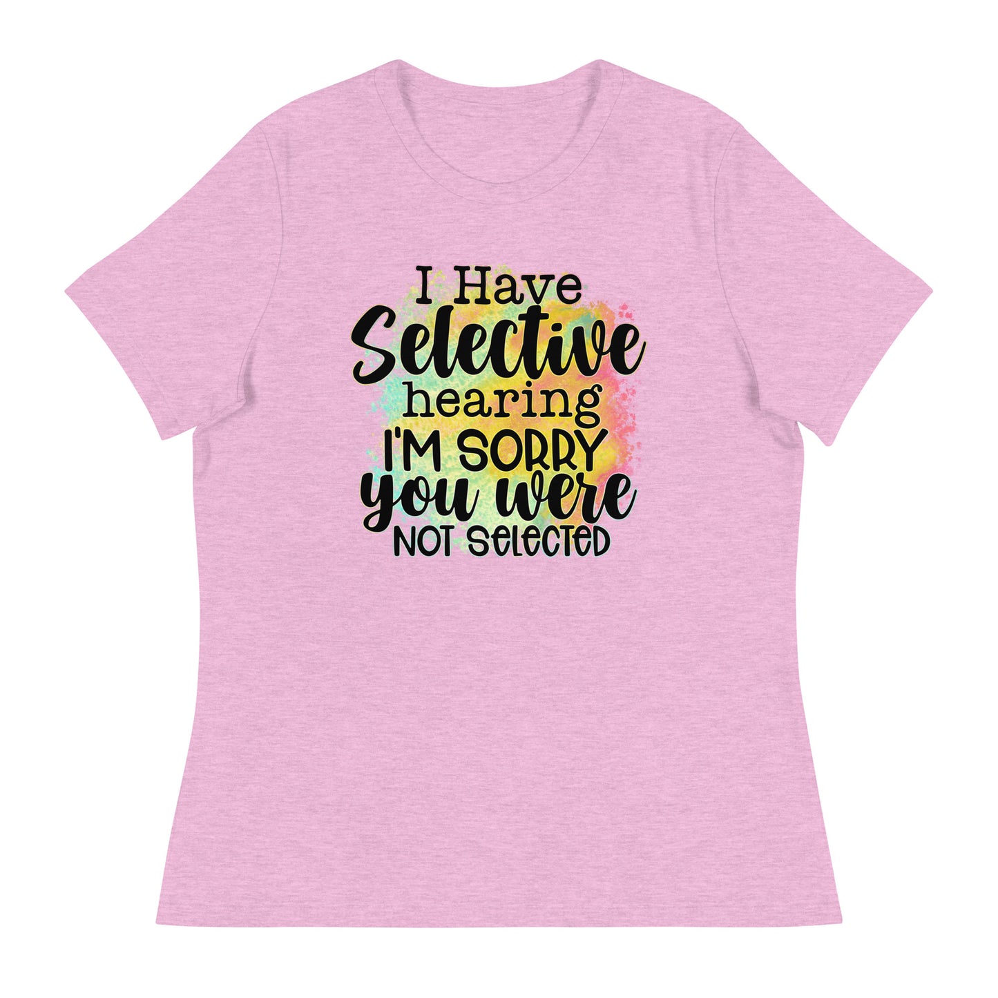 Selective Hearing-Women's Relaxed T-Shirt