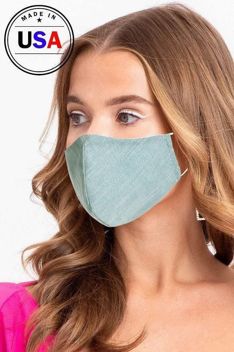 Aqua Reusable Face Mask - Shopping Therapy Aqua Masks