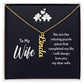 Missing Puzzle Piece Vertical Name Necklace - Shopping Therapy 18k Yellow Gold Finish / Standard Box Jewelry
