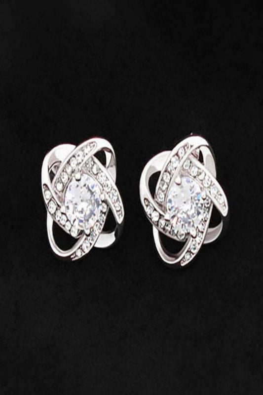 Love Knot Stud Earrings - Shopping Therapy, LLC Jewelry