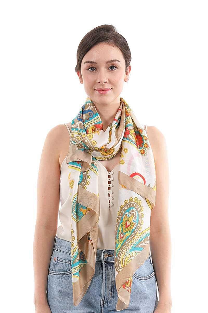 Paisley Pattern Neck Scarf - Shopping Therapy, LLC Scarf