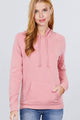 Pink Long Sleeve French Terry Sweatshirt