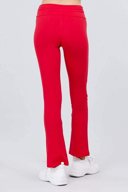 Red Women's Yoga Leggings - Shopping Therapy, LLC Leggings