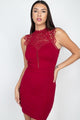 Ruby Sleeveless Lace Mini Dress