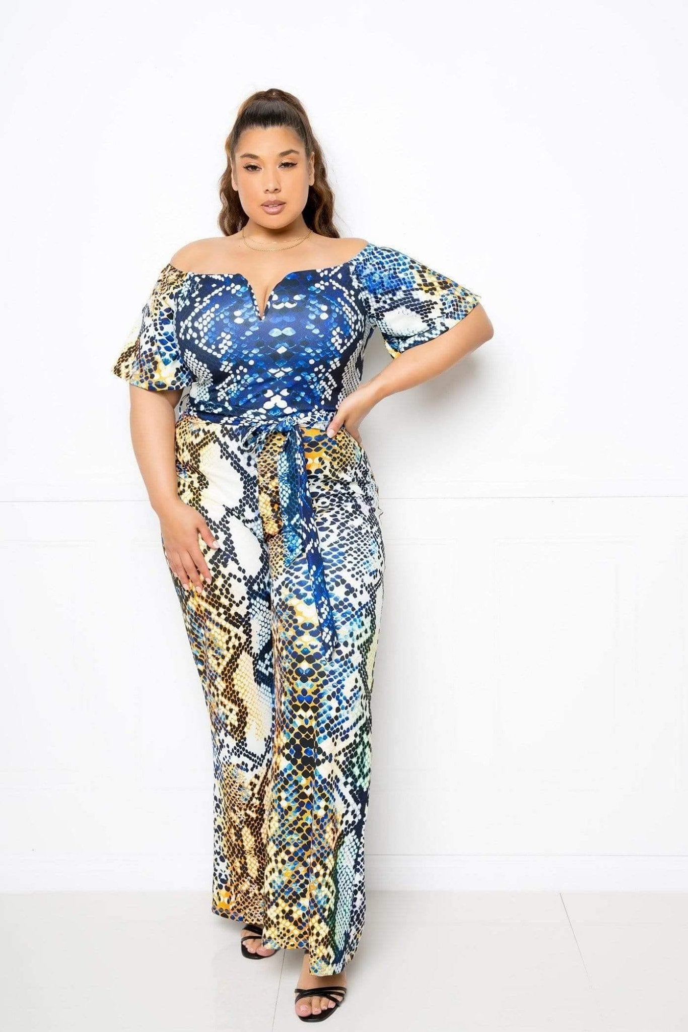 Short Sleeve Jumpsuit Plus Size - Shopping Therapy, LLC Dress