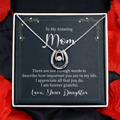 My Amazing Mom-Lucky In Love Necklace - Shopping Therapy, LLC Jewelry