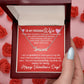 To My Precious Wife Isabella-Valentine's Day Name Necklace - Shopping Therapy, LLC Jewelry