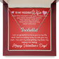 To My Precious Wife Isabella-Valentine's Day Name Necklace - Shopping Therapy