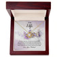 Love you Longer Love knot Necklace For Wife - Shopping Therapy 18K Yellow Gold Finish / Luxury Box Jewelry