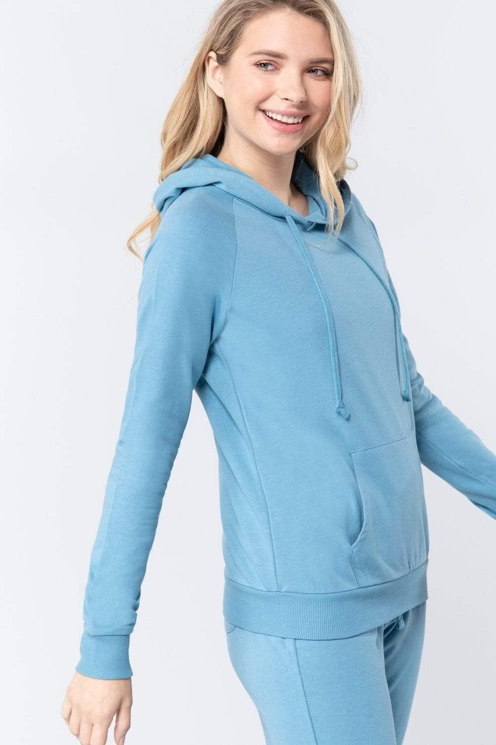 Topaz Long Sleeve Hooded Sweater